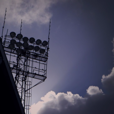Football stadium lights